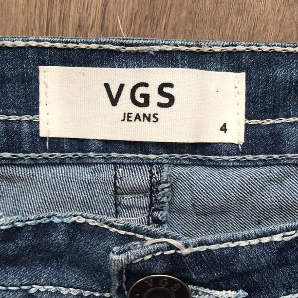 VGS jeans size 4 embellished back pockets - Picture 4 of 11